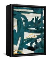 Teal and Flare 1-Cynthia Alvarez-Framed Stretched Canvas