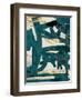 Teal and Flare 2-Cynthia Alvarez-Framed Art Print