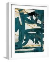 Teal and Flare 2-Cynthia Alvarez-Framed Art Print