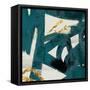 Teal and Flare Square B-Cynthia Alvarez-Framed Stretched Canvas