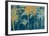 Teal and Gold Palms-Patricia Pinto-Framed Art Print