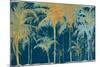 Teal and Gold Palms-Patricia Pinto-Mounted Art Print