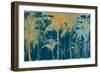 Teal and Gold Palms-Patricia Pinto-Framed Art Print