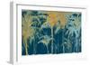 Teal and Gold Palms-Patricia Pinto-Framed Art Print