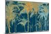 Teal and Gold Palms-Patricia Pinto-Mounted Art Print