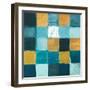 Teal and Gold Rural Facade II-Lanie Loreth-Framed Art Print