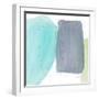 Teal and Grey Abstract I-Lanie Loreth-Framed Art Print