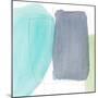 Teal and Grey Abstract I-Lanie Loreth-Mounted Art Print