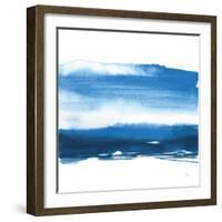 Teal and Navy I-Chris Paschke-Framed Art Print