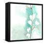 Teal and Ochre Ginko III-June Vess-Framed Stretched Canvas
