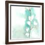 Teal and Ochre Ginko III-June Vess-Framed Art Print