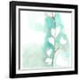 Teal and Ochre Ginko III-June Vess-Framed Art Print