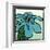 Teal Batik Botanical I-Andrea Davis-Framed Art Print