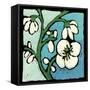 Teal Batik Botanical II-Andrea Davis-Framed Stretched Canvas