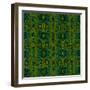 Teal Batik II-Baxter Mill Archive-Framed Art Print