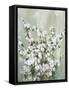 Teal Bloom-Asia Jensen-Framed Stretched Canvas