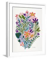 Teal Blush Garden-Cat Coquillette-Framed Giclee Print