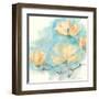 Teal Buds III-Chris Paschke-Framed Art Print