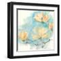 Teal Buds III-Chris Paschke-Framed Art Print