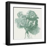 Teal Bundles II-Maya Woods-Framed Art Print