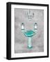 Teal Chip Mate Borderless-Jace Grey-Framed Art Print