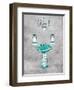 Teal Chip Mate Borderless-Jace Grey-Framed Art Print