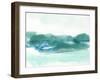 Teal Coast I-June Vess-Framed Art Print