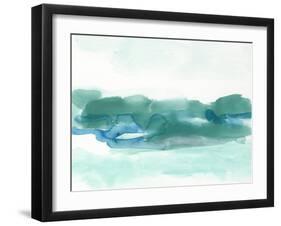 Teal Coast I-June Vess-Framed Art Print