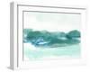 Teal Coast I-June Vess-Framed Art Print