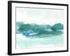 Teal Coast I-June Vess-Framed Art Print