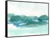 Teal Coast I-June Vess-Framed Stretched Canvas