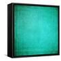 Teal Colored Background-ICPhotos-Framed Stretched Canvas