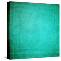 Teal Colored Background-ICPhotos-Stretched Canvas