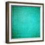 Teal Colored Background-ICPhotos-Framed Art Print