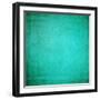 Teal Colored Background-ICPhotos-Framed Art Print