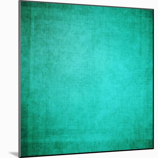 Teal Colored Background-ICPhotos-Mounted Art Print