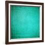 Teal Colored Background-ICPhotos-Framed Art Print