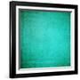 Teal Colored Background-ICPhotos-Framed Art Print