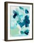 Teal Composition II-Victoria Barnes-Framed Art Print