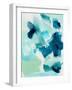 Teal Composition II-Victoria Barnes-Framed Art Print