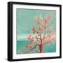 Teal Coral Reef I-Patricia Pinto-Framed Premium Giclee Print