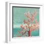 Teal Coral Reef I-Patricia Pinto-Framed Art Print