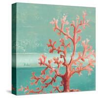 Teal Coral Reef I-Patricia Pinto-Stretched Canvas