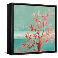 Teal Coral Reef I-Patricia Pinto-Framed Stretched Canvas