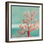 Teal Coral Reef I-Patricia Pinto-Framed Premium Giclee Print