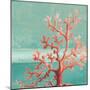 Teal Coral Reef I-Patricia Pinto-Mounted Premium Giclee Print