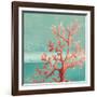 Teal Coral Reef I-Patricia Pinto-Framed Art Print