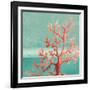 Teal Coral Reef I-Patricia Pinto-Framed Art Print