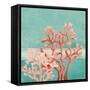 Teal Coral Reef II-Patricia Pinto-Framed Stretched Canvas