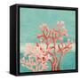 Teal Coral Reef II-Patricia Pinto-Framed Stretched Canvas